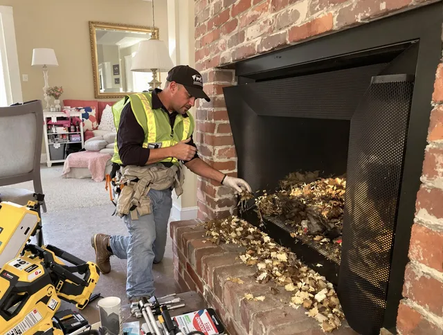 Safe screening installation by Dartmouth Chimney Sweep in Dartmouth, MA