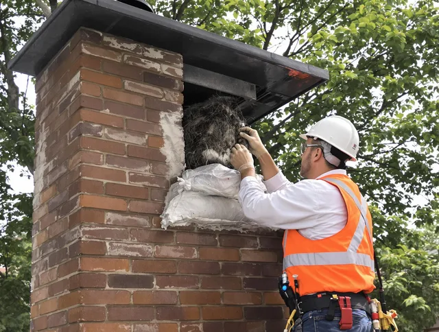 Humane removal of debris and animals by Dartmouth Chimney Sweep in Dartmouth, MA