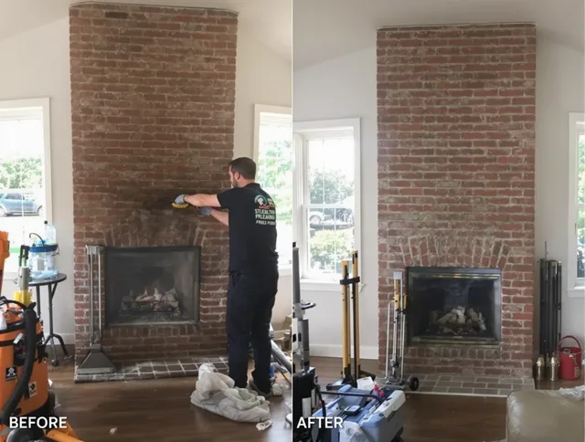 Finished chimney sweeping service by Dartmouth Chimney Sweep in Dartmouth, MA