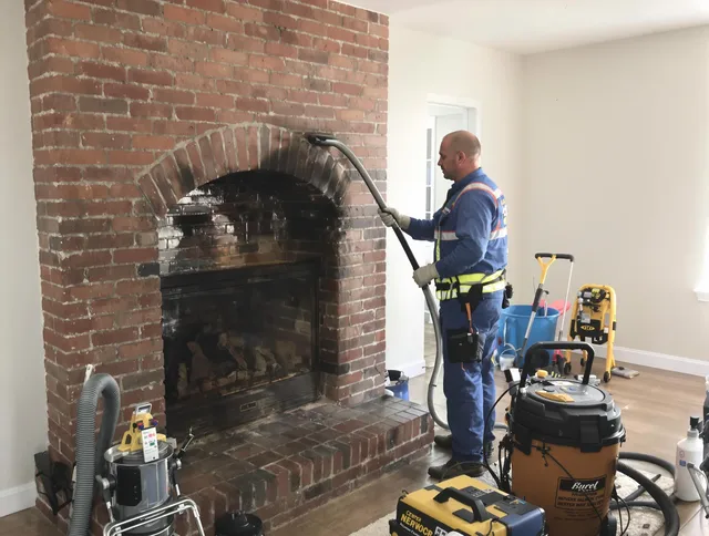 Dartmouth Chimney Sweep expert performing detailed chimney sweep in Dartmouth, MA