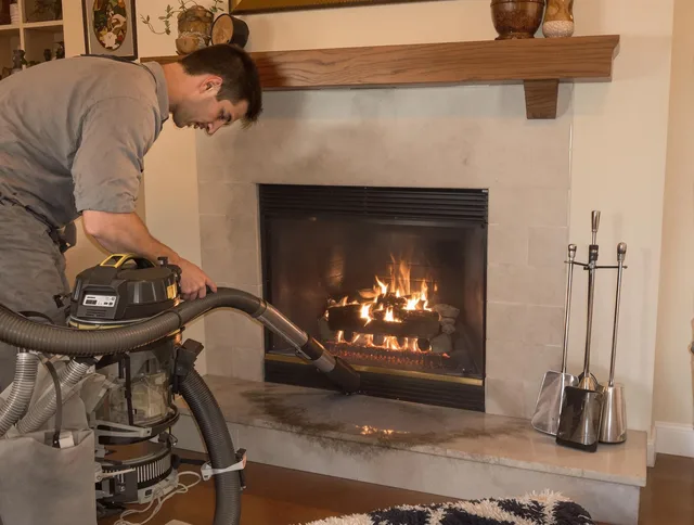 Routine fireplace upkeep by Dartmouth Chimney Sweep in Dartmouth, MA